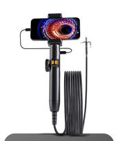 Smart Handheld Industrial Endoscope for Automotive Pipe Inspection 6mm x 2M black