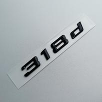3D ABS Juodas Logotipas 318d 316d 325d 330d 320d raidės Emblema Lipdukas Automobilio bagažinės Ženklelis BMW E90 E46 E91 E92 E93 F30 Priedai white
