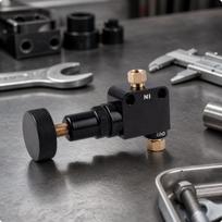 Brake Proportioning Metering Device with Adjustment Knob Compact Adjustable black