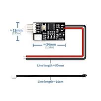 Vhm-802 12v 4-wire Fan Temperature Speed Controller Governor Pwm Output 10%~100% Professional