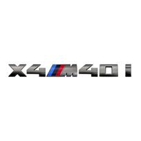 7,3 cm M logotipo naujas pilkas ABS raidės lipdukas bagažinės ženklelis BMW X3 M40D 40I X4 M40D X5 M50D 50I X6 M50D 50I X7 M50D 50I gray
