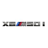 7,3 cm M logotipo naujas pilkas ABS raidės lipdukas bagažinės ženklelis BMW X3 M40D 40I X4 M40D X5 M50D 50I X6 M50D 50I X7 M50D 50I