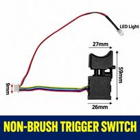 Begalvio variklio gręžtuvo valdymo plokštė Dayi stiliaus elektriniam gręžtuvui Akumuliatorinio gręžtuvo taisymas 1 Piece Switch