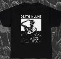 Unisex shirt Cotton Oversize Large Size Death In June The Rule of Thirds T-Shirt Music Band Rock Punk Metal, Unisex tee S white