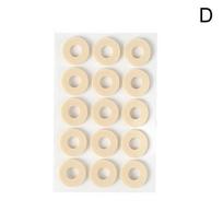 Gelio silikono kukurūzų pagalvėlė Momentiniai įklotai Gipso batai Kojos pirštai Skausmą mažina pėdos pleistras D2P8 circle-15pcs white