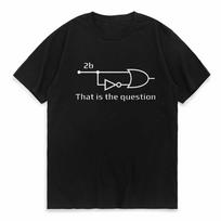 That Is Question print Tshirt new model Electrical Engineer Funny T Shirt To Be or Not To Be Circuit Fashion Short Sleeve tees 4XL gray