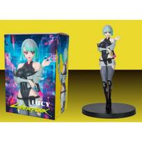 Cyberpunk Lucy 18cm Action Figure Toys with box blue