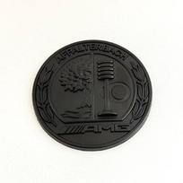 45mm 56mm 65mm 3D Metalinis Logotipas Obelis AMG Emblema Automobilio Galinė Šoninė C Stulpelio Ženklelis Mercedes Benz A C E GLA GLC GLE GLS Lipdukas AN1 45mm matinė juoda spalva