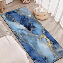 1Pcs Light Luxury Minimalist Design Non-Slip Washable Area Rug Runner for Entryway, Living Room, Bedroom & Patio 60X90cm gray
