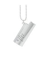 Nomanual Engraved Metal Lighter Case Free white