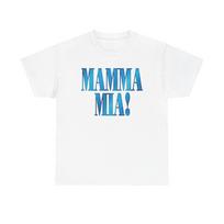 Mamma Mia Musical Logo White Tee T-Shirt Size S to 5XL 140 blue