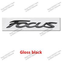 1 vnt. 3D ABS raidės galinės bagažinės emblema Pakeitimas Ford Focus MK3 MK4 MK6 MK7 Automobilio tiuningas Išorės stiliaus aksesuaras