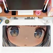 Cute Gugu Gaga Mouse Pad For Office Gaming And Keyboards Non-Slip Large Waterproof 40cmx90cm