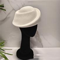 Hepburn Style Beret Hat Elegant Woolen Top Hat Fashion Wool Pillbox Hat  Live Show balta