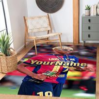 Lamine Yamal 46 Personalized Text Carpet Suitable for Dining Room Foyer Outdoor Game Room Antislip Carpet Office home decor Gift for Festivals 60cmx90cm