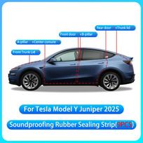 For Tesla Model Y Juniper 2025+ Door Sealing Soundproof Rubber Sealing Strip Sunroof Sealing To Reduce Wind Noise Soundproof Kit 9PCS