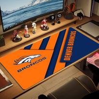Denver Broncos Color Mouse Pad Large Gaming Table Cushion Non-slip Laptop Tablet Big Mousepad XXL Mat Mini PC Playmat With Lock edge 30cmx80cm(11.8x31.5inch)