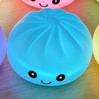 LED bandelės Squishy Šviečiantis streso kamuoliukas Šviečiantis burbuliukų pūtiklis Realistiškas garuotos estetikės stalo dekoras blue