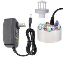 A84X-Ultrasonic Mist Maker, Splash Guard Float 12 LED Color Lights Mini Mister Water Tank Fog Machine US Plug sidabras