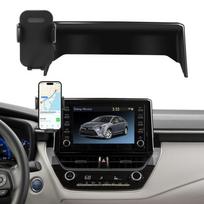 Skirta Toyota Corolla 2019-2025 / Corolla Cross 2022-2025 8 colių automobilio telefono laikiklis, ekrano tvirtinimo pagrindai, automobilio interjero aksesuarai black