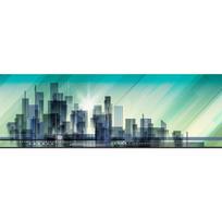Abstract green phantom city Canvas Paintings Quadro Posters Prints Cuadros Wall Art Pictures For Living Room Home Decoration No Frame 40*80cm  No Frame