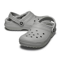 Crocs Classic Lined Clog 203591 1ft M5W7(240) gray