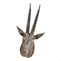 Antelope Head Decorative Wall Statue Resin Animal Sculpture Figurine Artistic Ornament ruda