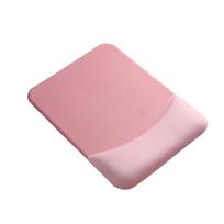 Mouse Mat Mouse Pad with Gel Wrist Support and AntiSlip Rubber Base Mousepad for Laptop and PC Use Easy Maintenance rožinė
