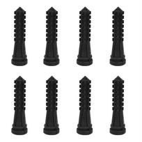 50PCS Feather Plucking Fingers Poultry Hair Removal Rubber Stick Replacement for Automatic Plucker Machine PartsBlack juoda