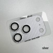 Kevlaro objektyvo apsauga: 3D apsauginė plėvelė, skirta iPhone 17 Pro/Pro Max iPhone 17 Pro Max white
