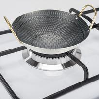 Kadhai Hotpot Pot Home Frying Pan Multipurpose Wok Dry Stir Fry for Vegetables Simmering diameter 26cm gray