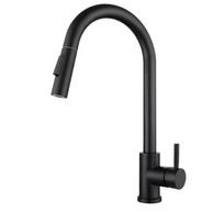 Šlifuoto aukso 304 nerūdijančio plieno ištraukiamas virtuvės maišytuvas - be švino, karšto/šalto vandens kriauklės maišytuvas 9/16 Inlet Pipe