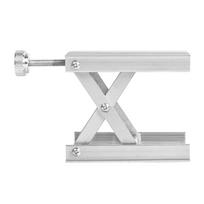 Lift Table Lab Stand Lifter Scientific Scissor Lifting Jack Platform Aluminum Alloy La-ser Level Holder Adjustment Stand 1 white