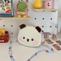 Cute plush bear shoulder bag new soft cute doll mini bag Japanese change messenger bag balta