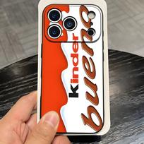 Trolly Egg K-KINDER JOY Surprise Phone Case For IPhone 17 Pro Max 16 15 14 Pro Max 13 11 X Xs Xr 8 7Plus Silicone Cover iPhone 14 Pro Max black