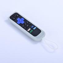 Cat Ears Silicone Protective Case for TCL Roku TV Remote - Drop-Proof & Luminous 5*14.5 cm black