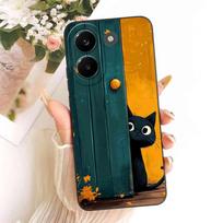 Skirta Xiaomi Poco X8 Pro 5G 6,59  dėklas Mielas Katės Mados Silikoninis Minkštas Dangtelis Skirta Xiaomi Poco X8Pro 2511FPC34G Bamperis Telefono Korpusas Poco X8 Pro 5G orange