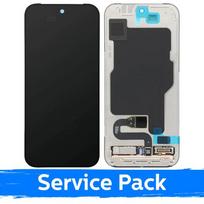 Ekranas skirtas Google Pixel 10 Pro juodas su rėmeliu (Service Pack)