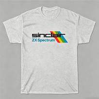 Sinclair ZX Spectrum Retro Gaming Unisexs Clothing Unisexs Summer T Shirt 2026 Unisexs Breathable Pure comfortable and casual L white