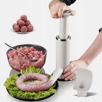 Manual Sausage Stuffer 2-in-1 Meat Grinder for Meatballs