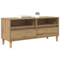 TV Stand Artisan Oak 100 x 34.5 x 44.5 cm Particleboard