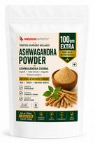 MedicoExperts Ashwagandha Powder - Big, Thick, Mature Root Churna | Withania Somnifera (Indian Ginseng) | FSSAI Certified, Lab Tested, No Additi