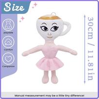 Tung Tung Tung Sahur Plush Tralalelo Tralala Sahur Toy Internet Celebrity Video Cartoon Game Anime Figure Doll Kid Birthday Gift gray