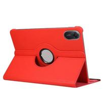 Case For Xiaomi Redmi Pad 2 11 inch 360° Rotating Smart Flip Stand PU Leather Cover Funda for Redmi Pad2 2025 11  Tablet shell Redmi Pad2 11inch raudona