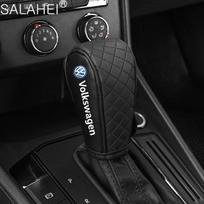 1pcs For Volkswagen VW GOLF 4 5 6 Polo Passat B5 B7 Touareg Bora Tiguan Car Center Coansole Gear Shift Knob Cover Handle Case black