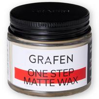 Grafen One-Step Matte Hair Wax Easy-to-Apply Hard Wax One-Step Matte Wax 70g 1 pcs black