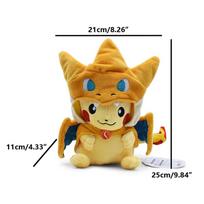 Cos Eevee Pikachu Cosplay Pliušiniai Žaislai Charizard Pliušas Lucario Pliušinis Gyvūnas Lėlė Kolekcionuojama Dovana, Animacinis 20-30CM