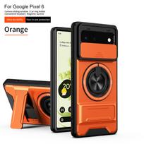 For Google Pixel 6 Case Google Pixel 6 Cover Google Pixel 6 Phone Case Magnetic Holder Military Armor Camera Protection Cover Google Pixel 6 black