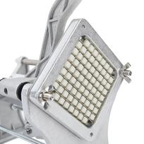 French Fry Cutter Professional Heavy Duty Food Grade Stainless Steel Potato Cutter for Commercial Use gray