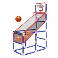 Basketball Arcade Game Metal Frame Ball Return Machine gray